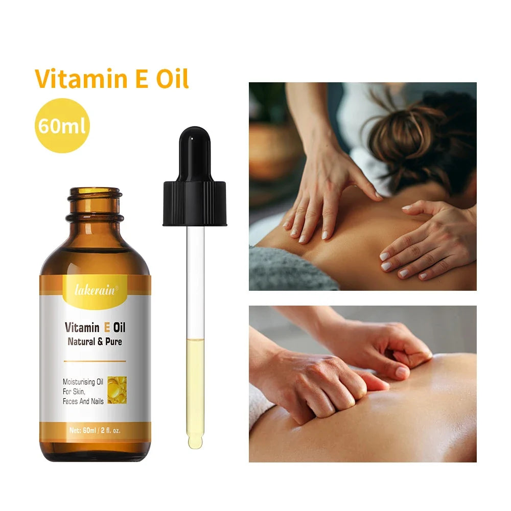 Vitamin E Oil Blend Natural Hexane Provides Intense Moisturization