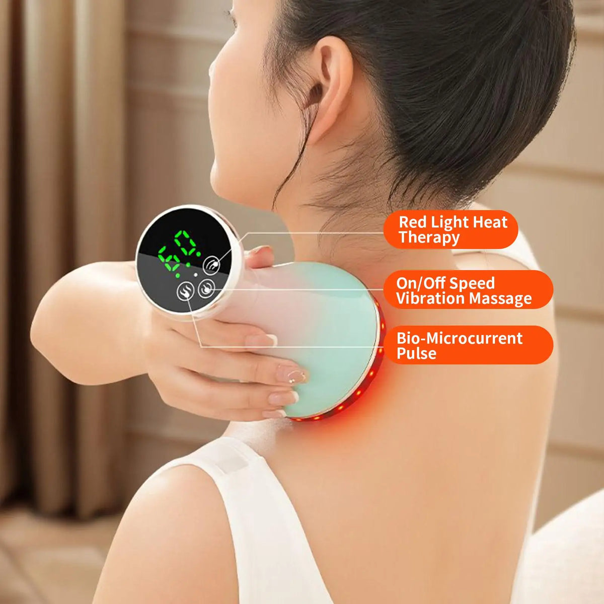 Cordless Electric Body Massager – Neck, Back & Shoulder