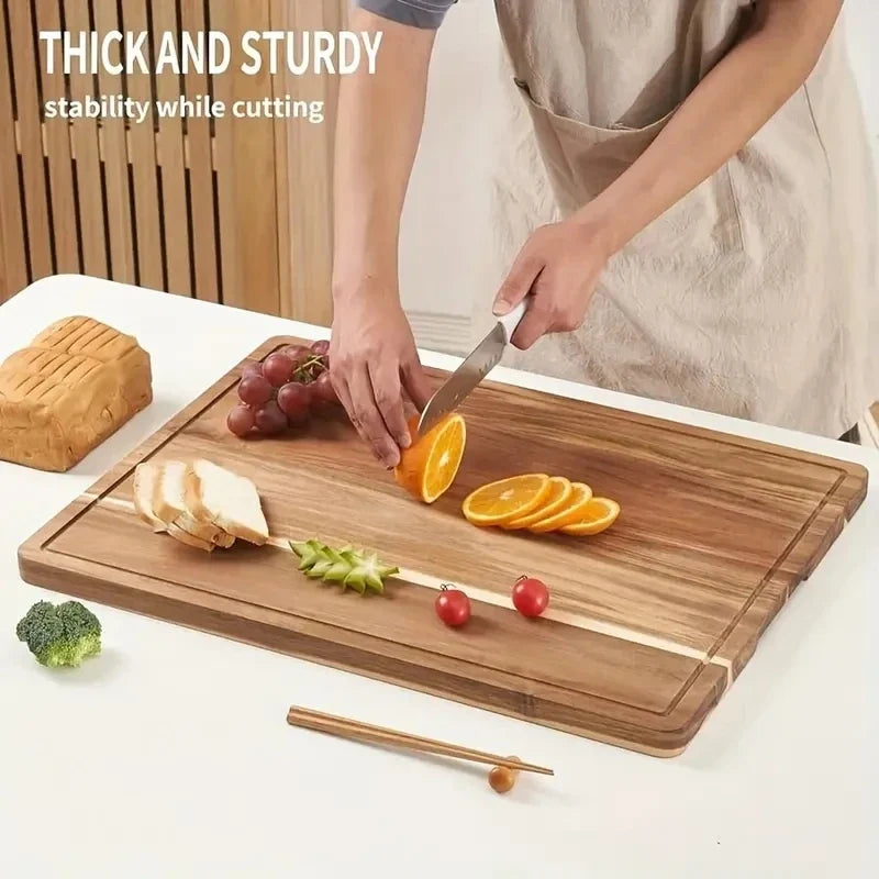 Beech Walnut Wood Cutting Board – Butcher Block Chopping Block