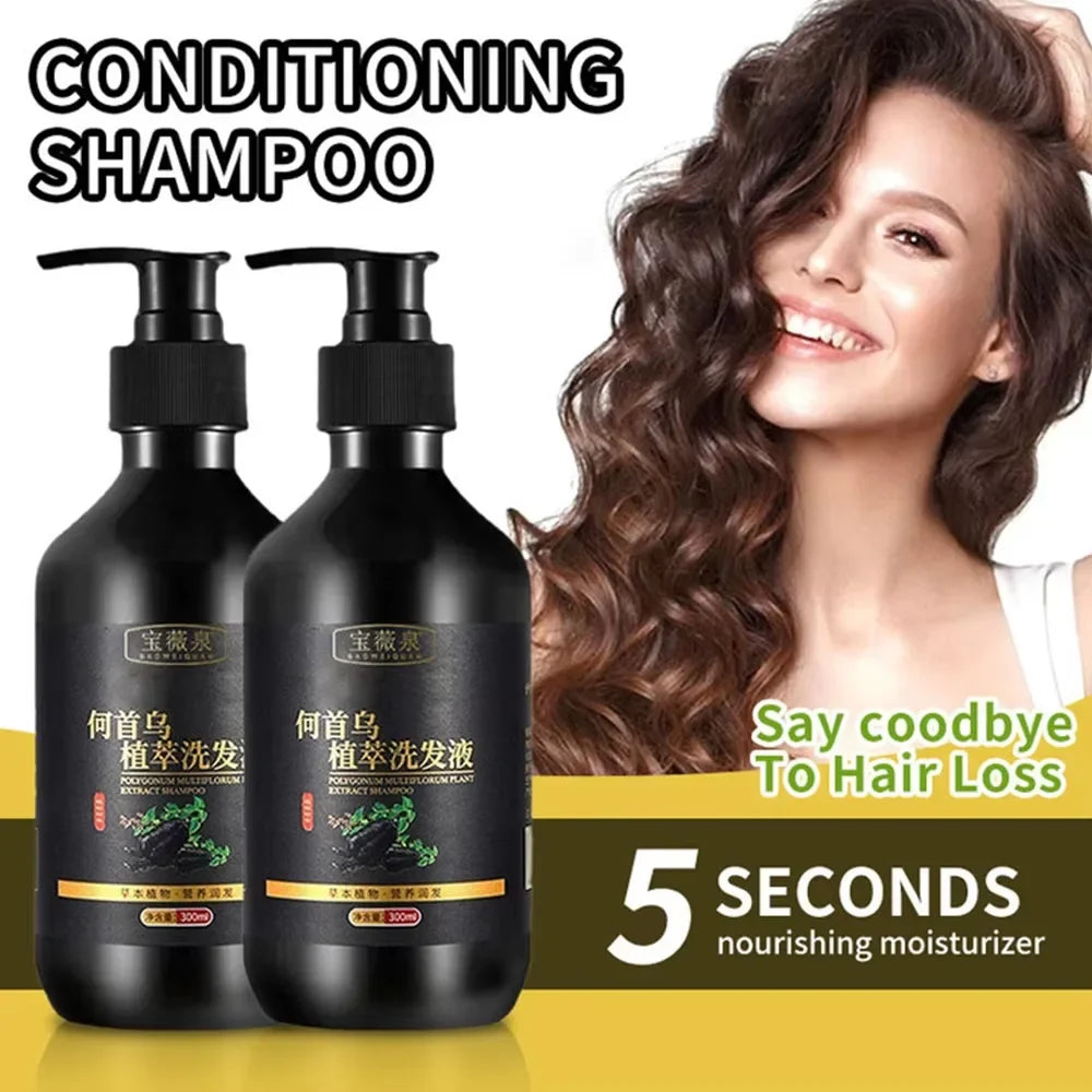 Herbal Polygonum Multiflorum Shampoo – Oil & Dandruff Control
