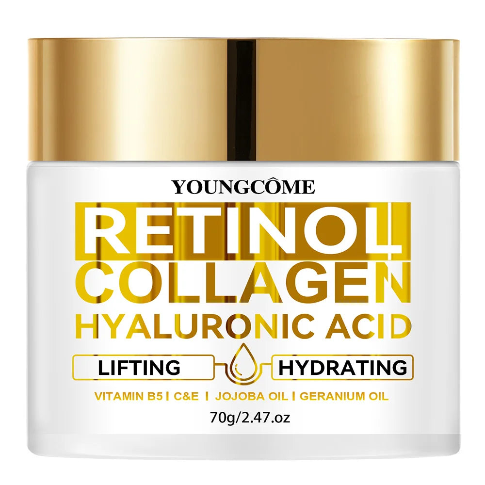 Retinol Face Cream – Collagen & Hyaluronic Acid Moisturizer