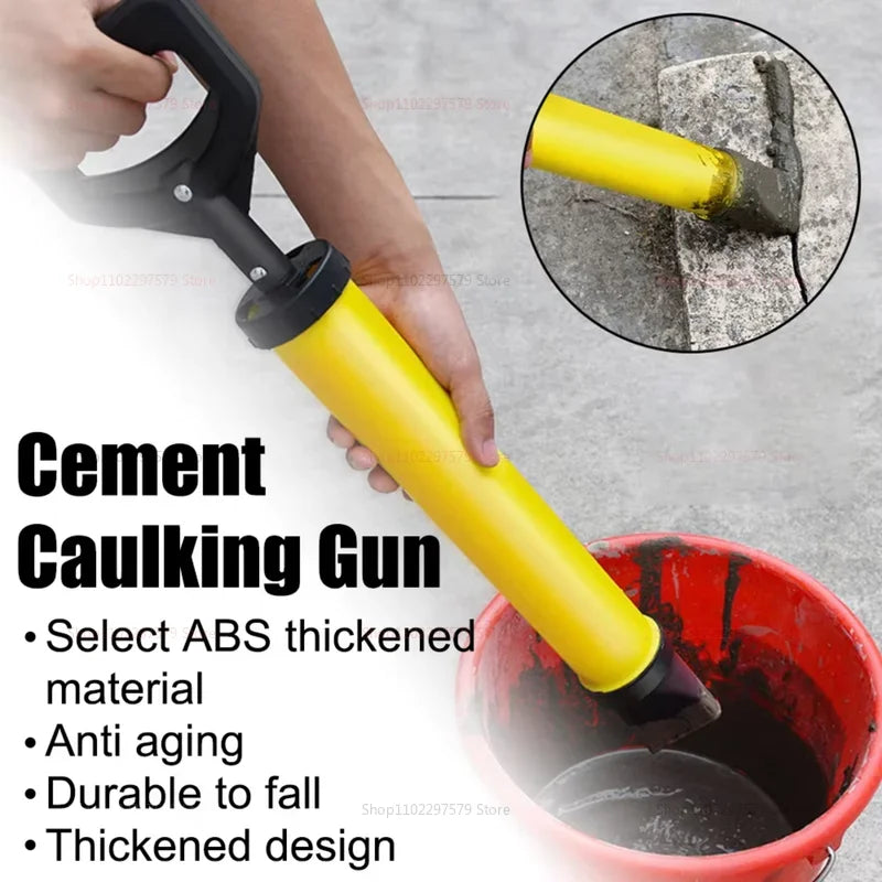 Caulking Gun Mortar Grouting Tool with 4 Nozzles | DIY