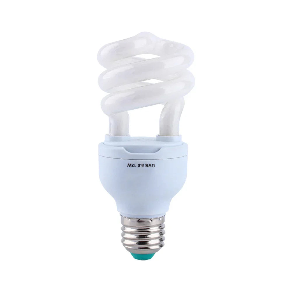 Pet Heating Light Bulb E27 UVB Reptile Lamp 13W 5 0 Base Energy