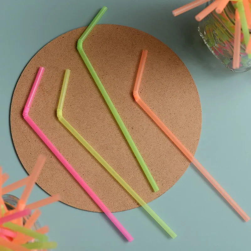 100pcs Wide Boba Straws – Milkshake, Smoothie & Bubble Tea