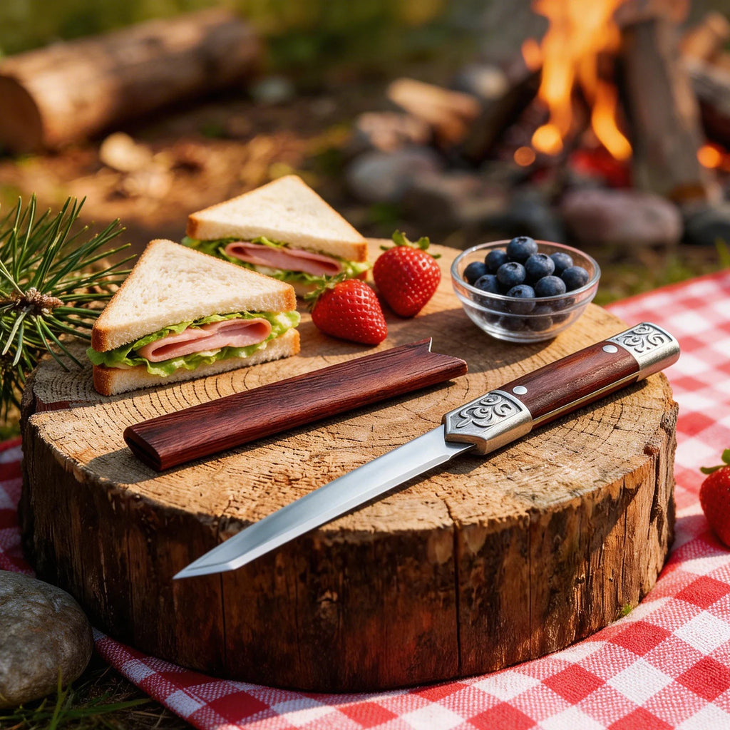 Stainless Steel Camping Fruit Knife – Portable Outdoor Peeling Knife