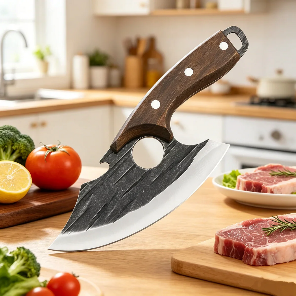 Professional Fish Boning Knife – Stainless Steel Meat Cleaver