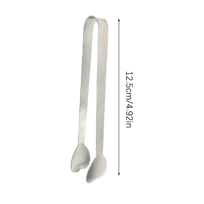 Stainless Steel Mini Food Clips – Sugar Cube & Dessert Tongs