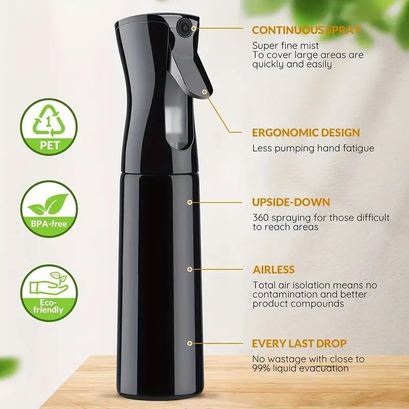 200ml Fine Mist Spray Bottle – Salon, Hair & Makeup Atomizer
