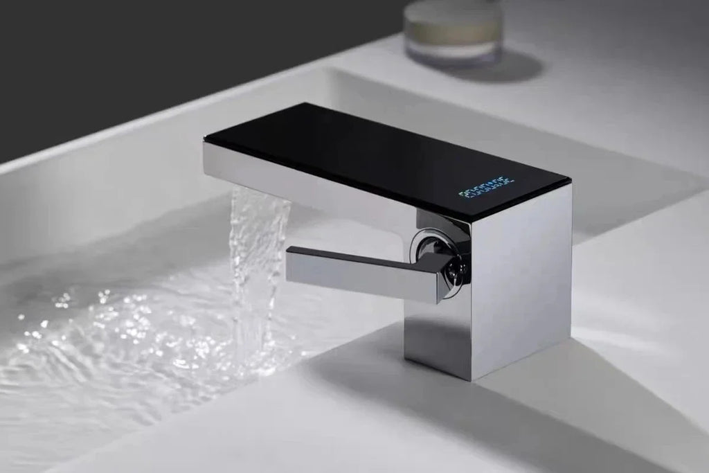 Touchless Infrared Smart Basin Faucet | Brass Digital Display