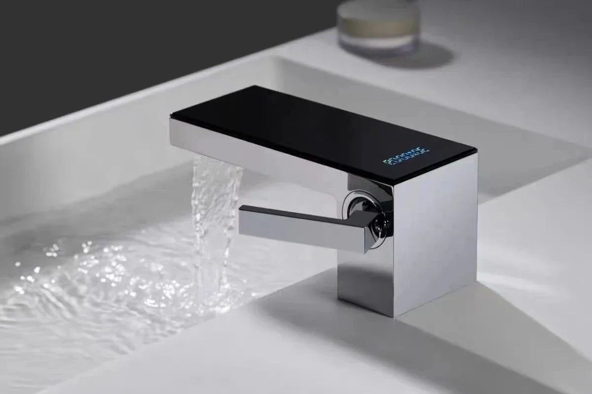 Touchless Infrared Smart Basin Faucet | Brass Digital Display