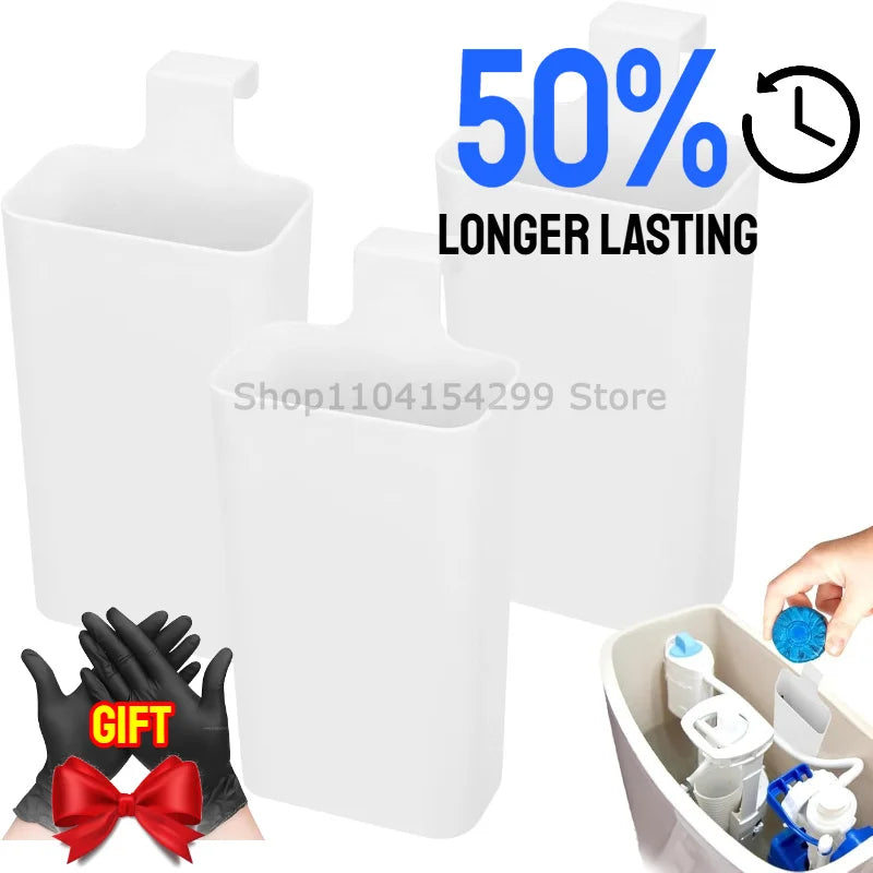 Toilet Tank Slow-Release Cleaner Dispenser Box | No Residue