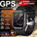 Military Smart Watch Men IP68 5ATM Waterproof Outdoor Sports Fitness