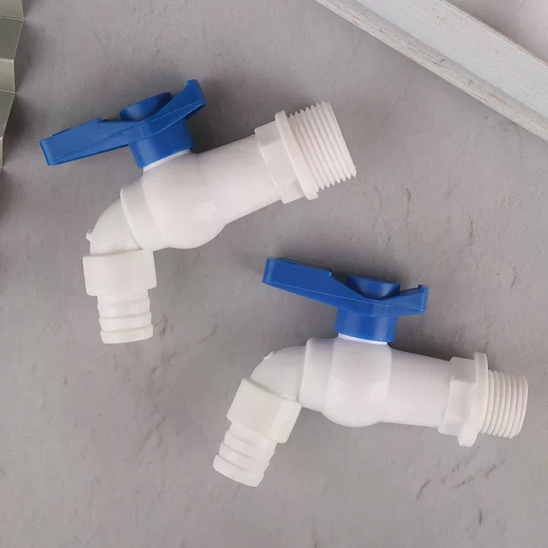 1PCPlastic Male Thread Water Faucet Tank Tap Adapter 1 2 3 Drainage