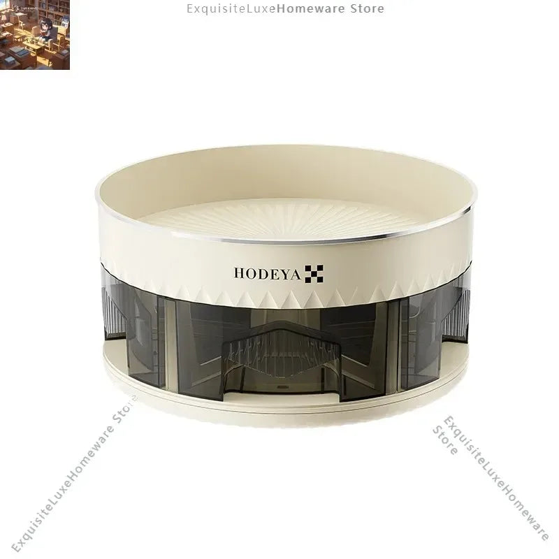 360° Rotating Double-Layer Spice Rack Kitchen Organizer
