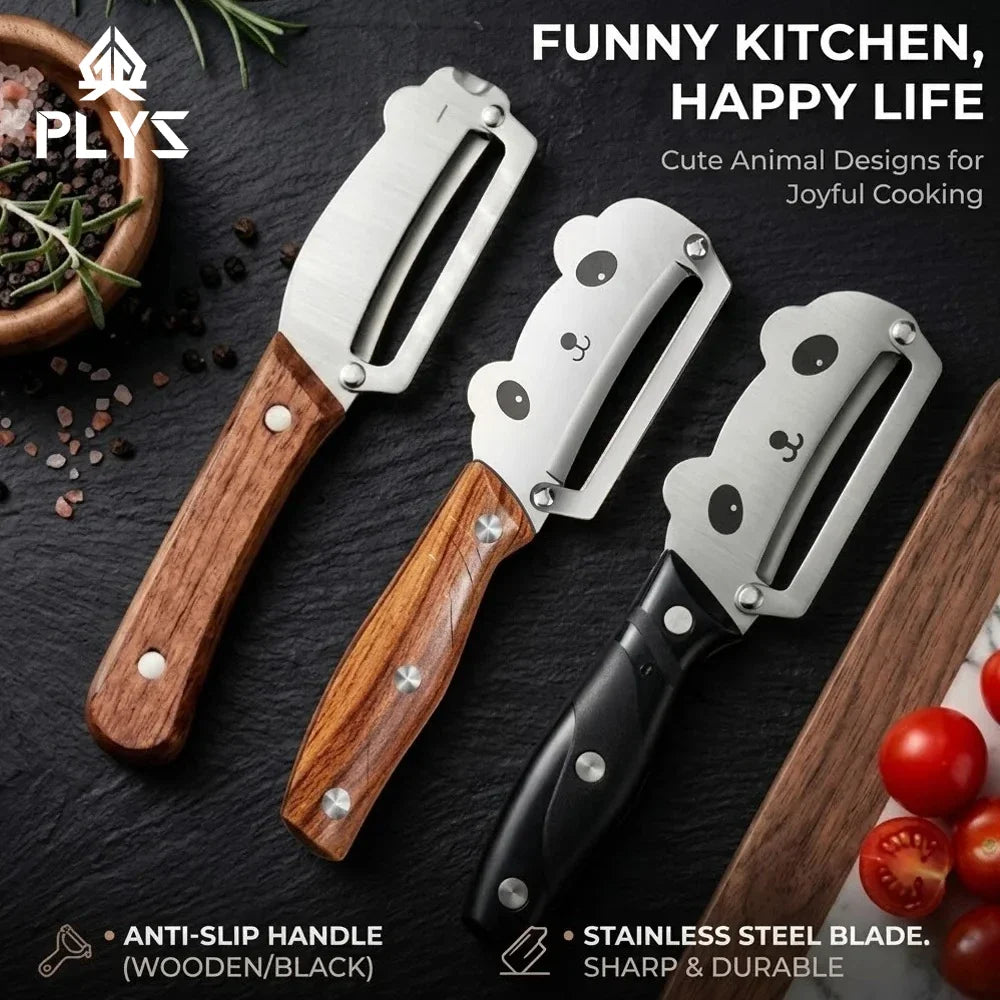 PLYS Stainless Steel Fruit & Vegetable Peeler – Kitchen Tool