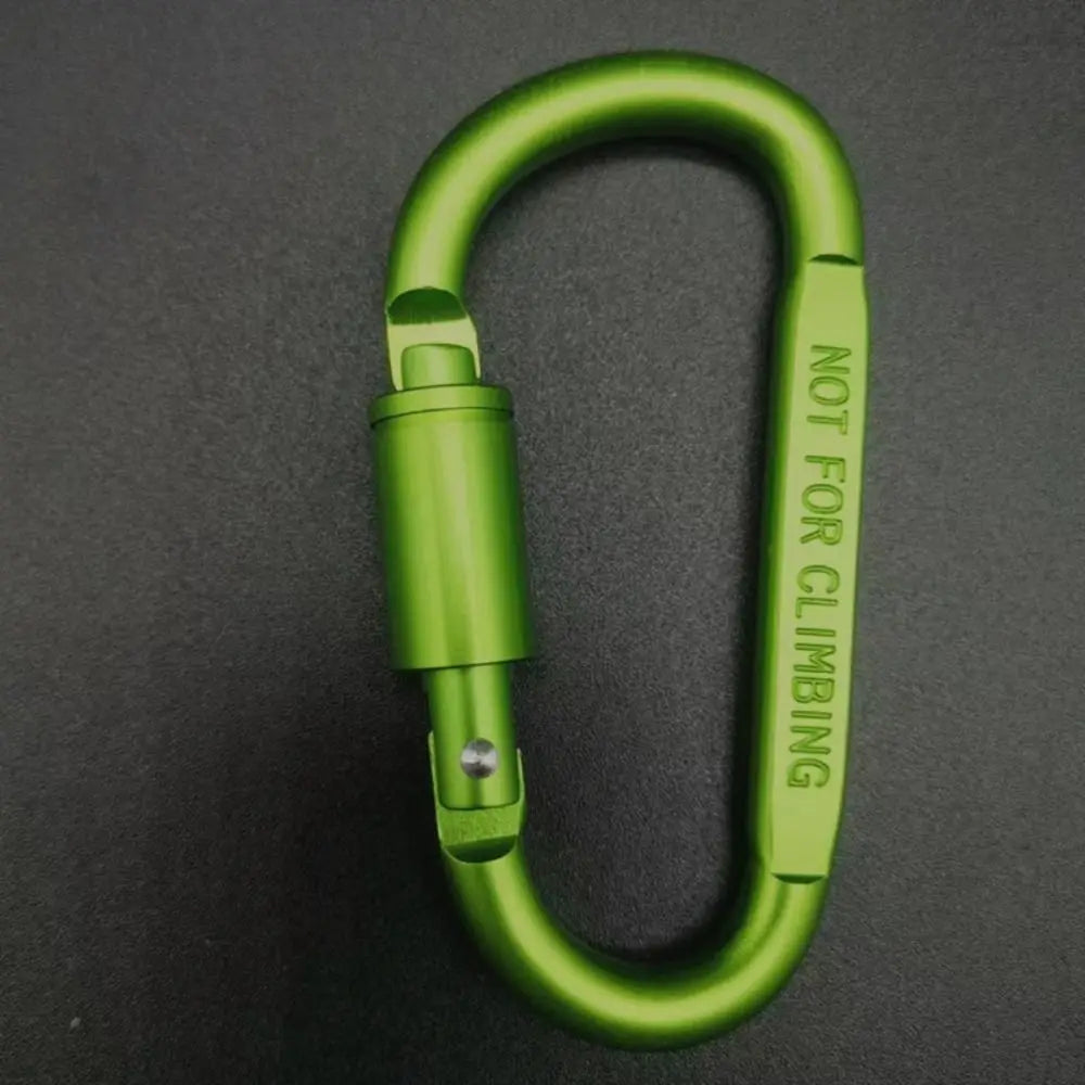 Aluminium Alloy Sports Keychain Multi Colors Lock D-shape Carabiner