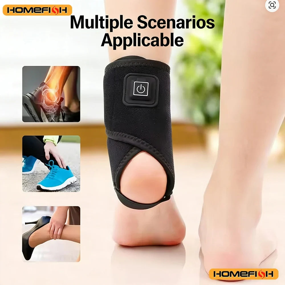 Autumn-winter Ankle Warm Band Adjustable Black Heating Lightweight