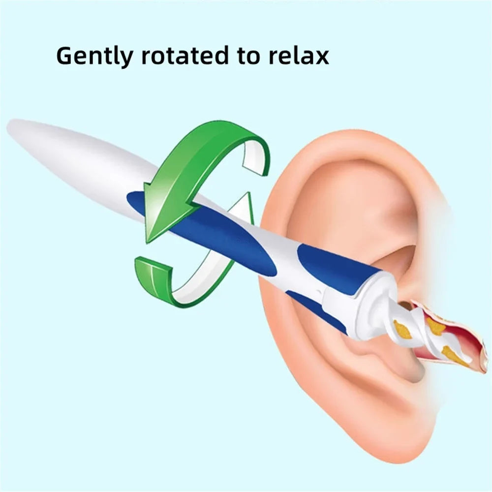 16-Piece Silicone Spiral Ear Wax Removal Set | Adults & Kids
