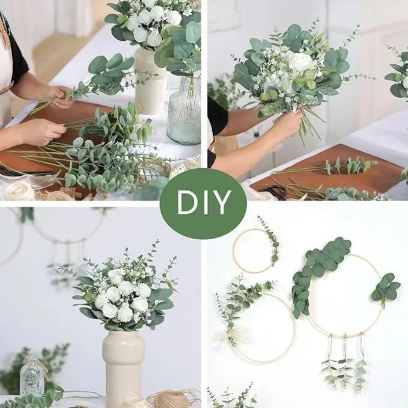 Artificial Eucalyptus Leaf Picks 3 Styles – Wedding & Home Décor