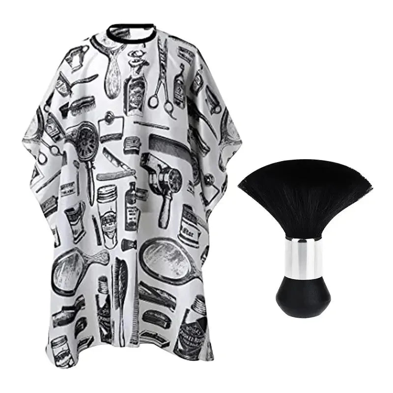 Waterproof Haircut Cape | Retro Barber Salon Cutting Apron