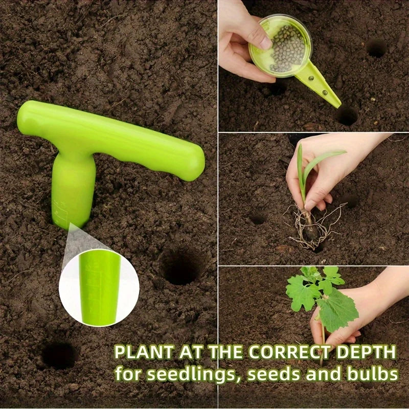 Handheld Seed Sower & Soil Drill Tool – Garden Planting