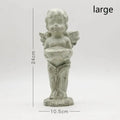 Angel Cupid Candlestick Holder – Resin Winged Baby Sculpture