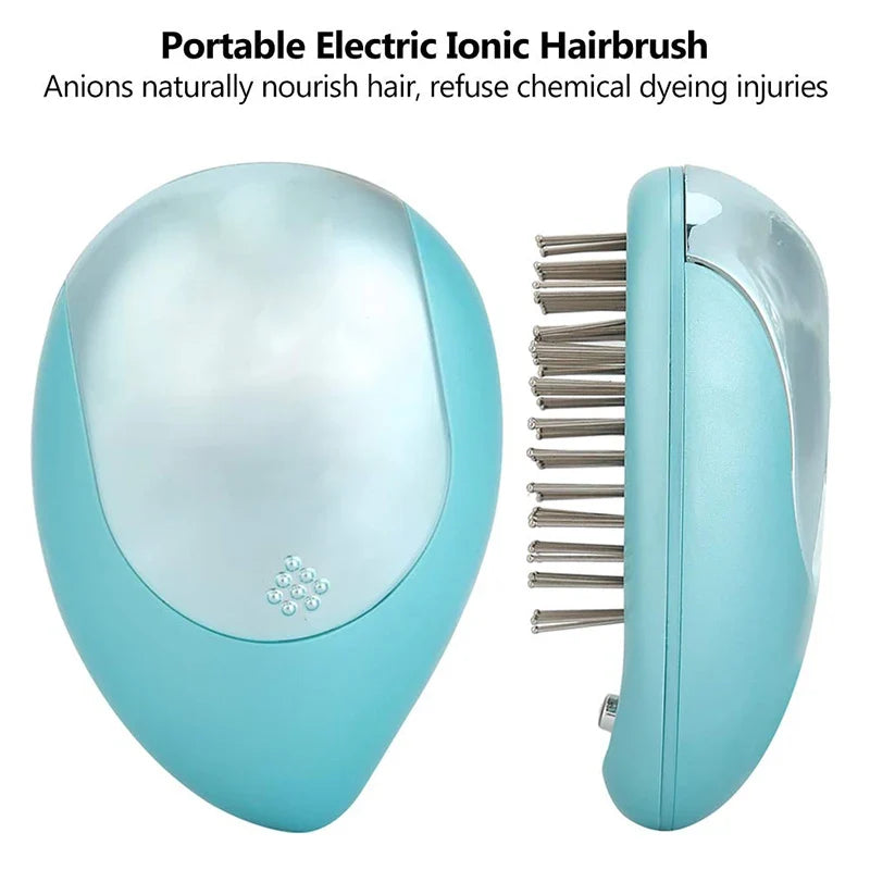 Electric Sonic Vibration Massage Comb | Anti-Static Hair Tool