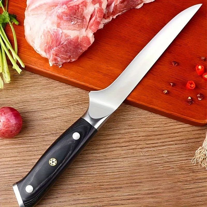 Sharp Stainless Steel Boning & Butcher Knife – Meat Splitting
