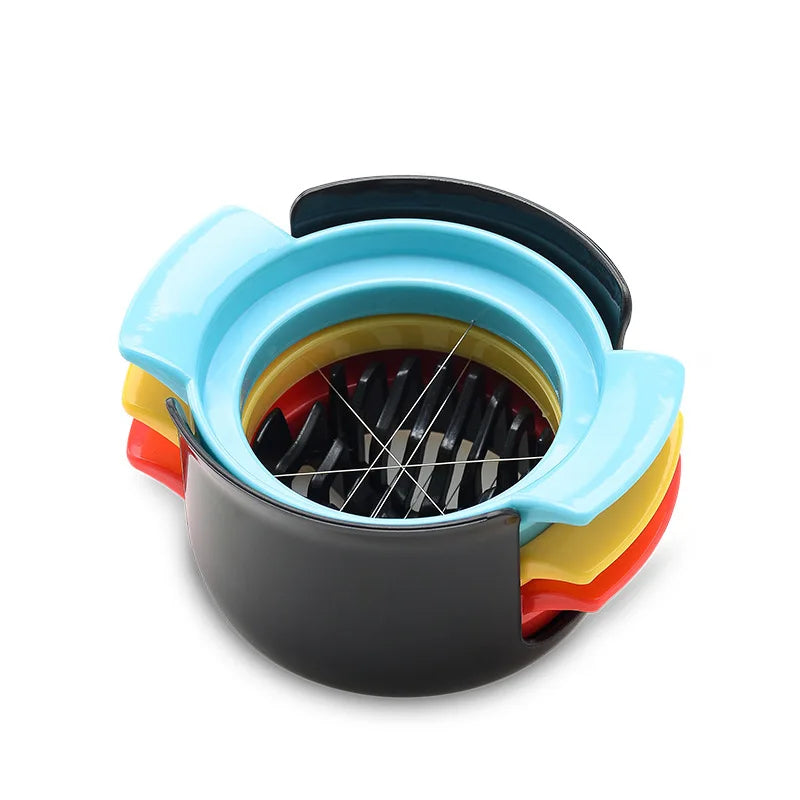3-in-1 Egg Slicer Cutter & Splitter | Multi-Function Kitchen Tool