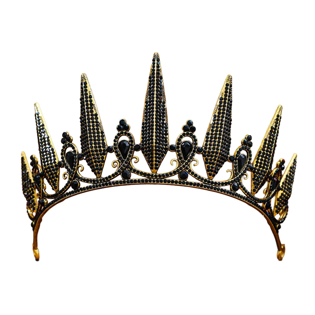 Bridal Rhinestone Crown Headband | Crystal Wedding Tiara