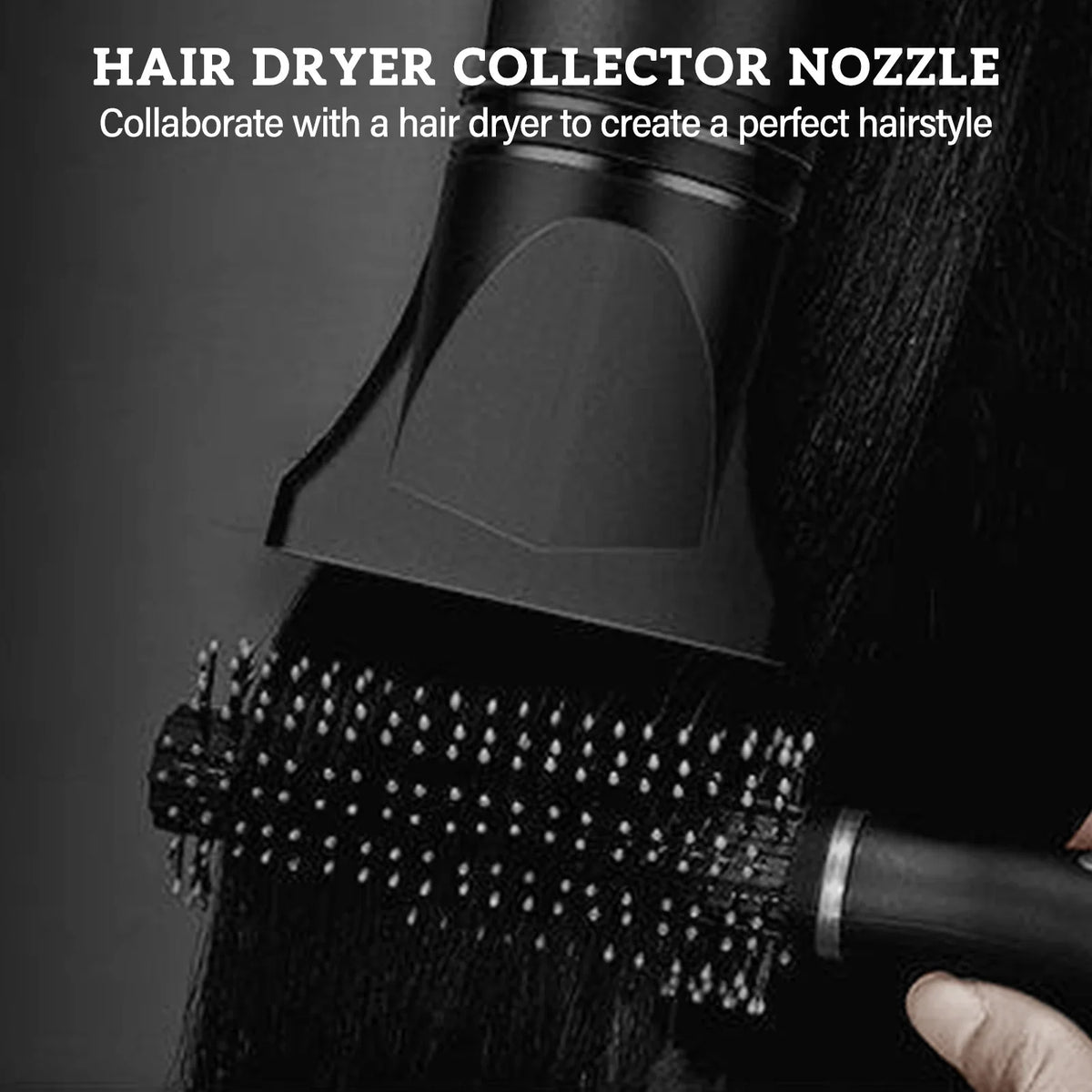 Universal Hair Dryer Nozzle Diffuser Comb – Salon Styling Tool