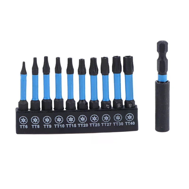 S2 Steel Star Impact Drill Bits 21 Hex Shank Magnetic Screwdriver