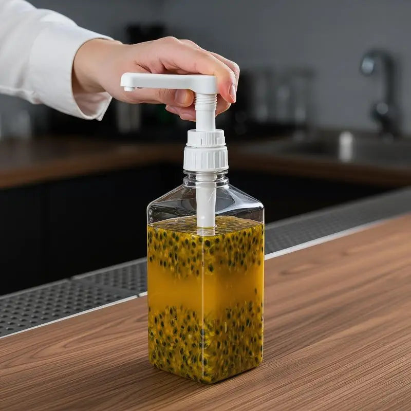 1600ml Honey Dispenser Jar with Pump Nozzle & Scale