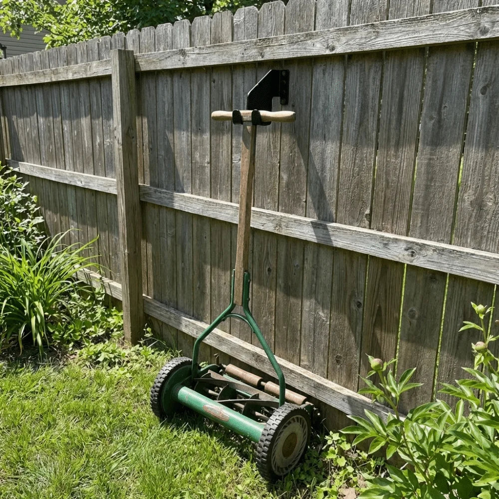 Heavy-Duty Iron Wall Mount Chainsaw & Tool Storage Rack