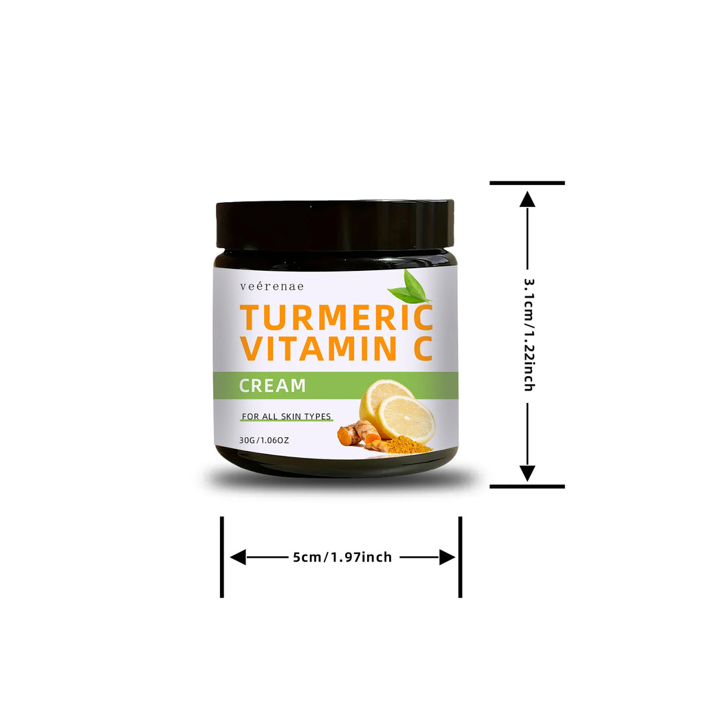 Turmeric & Vitamin C Face Cream – Firms & Brightens All Skin
