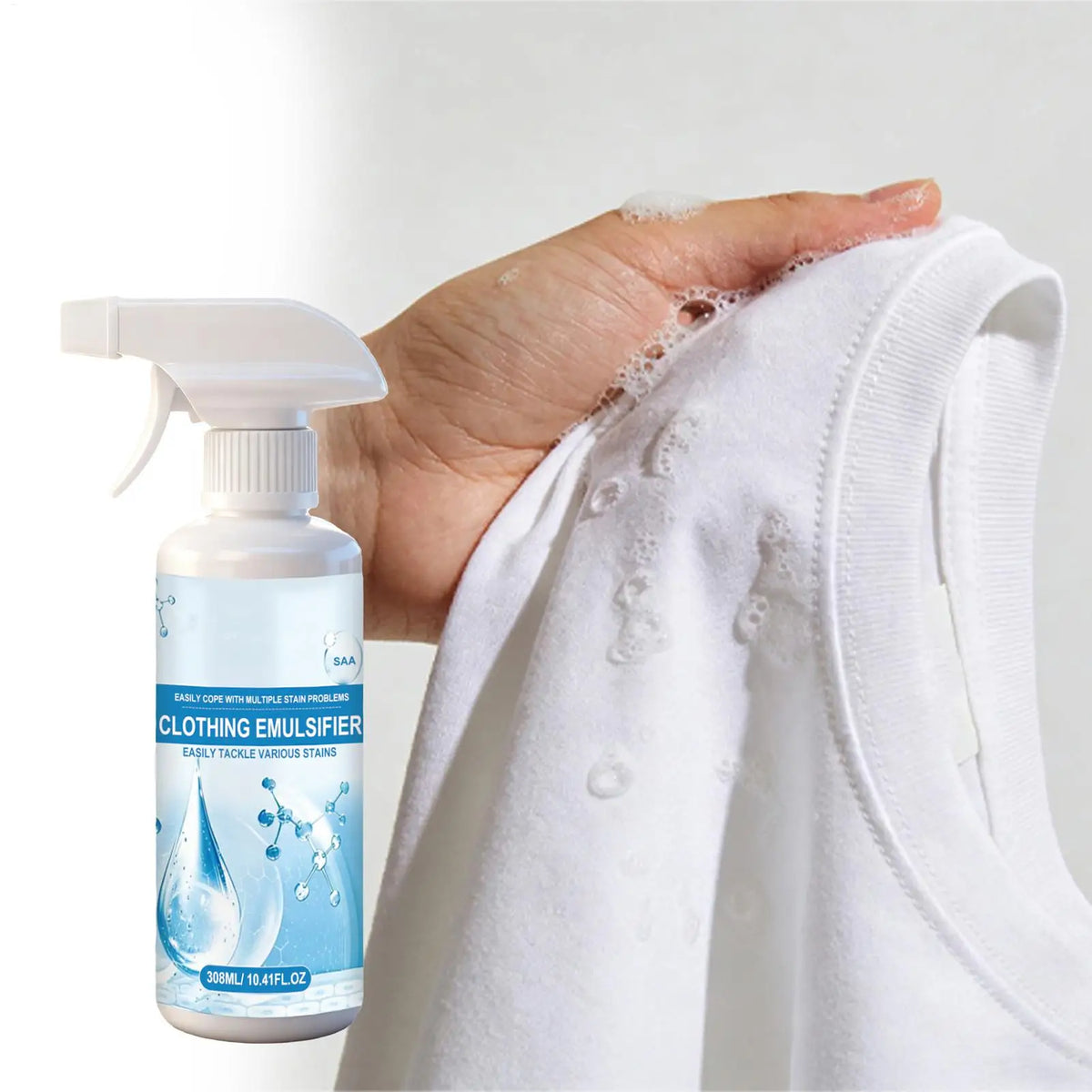 Enzyme Laundry Stain Remover Spray 308ml – Scented & Fabric-Safe