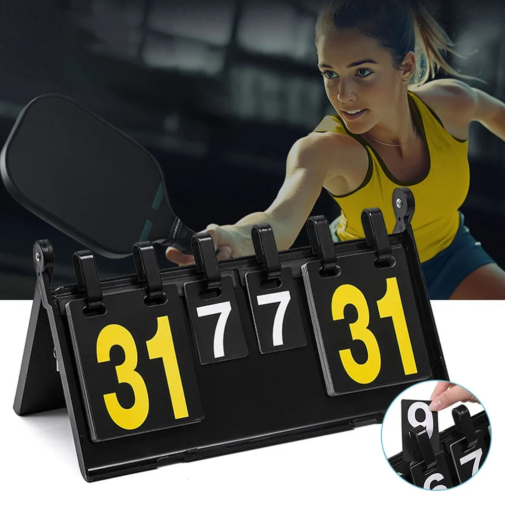 Portable Manual Flip Scoreboard – Basketball, Tennis, Volleyball