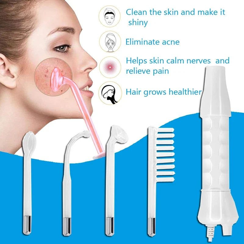 Portable High Frequency Skin Therapy Wand | Face Lift Device