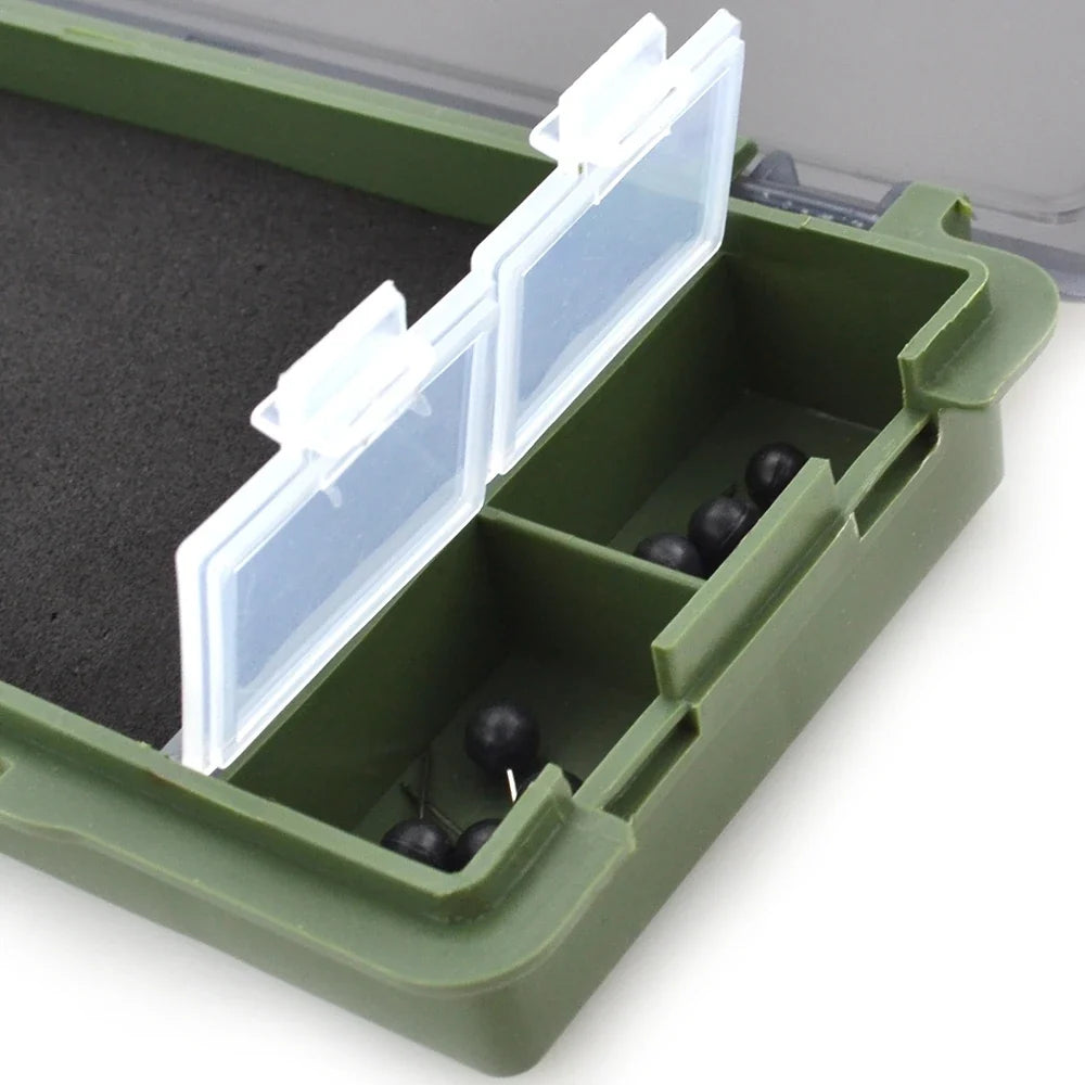 Hirisi Carp Fishing Tackle Storage Wallet Rig Organizer Box Stiff