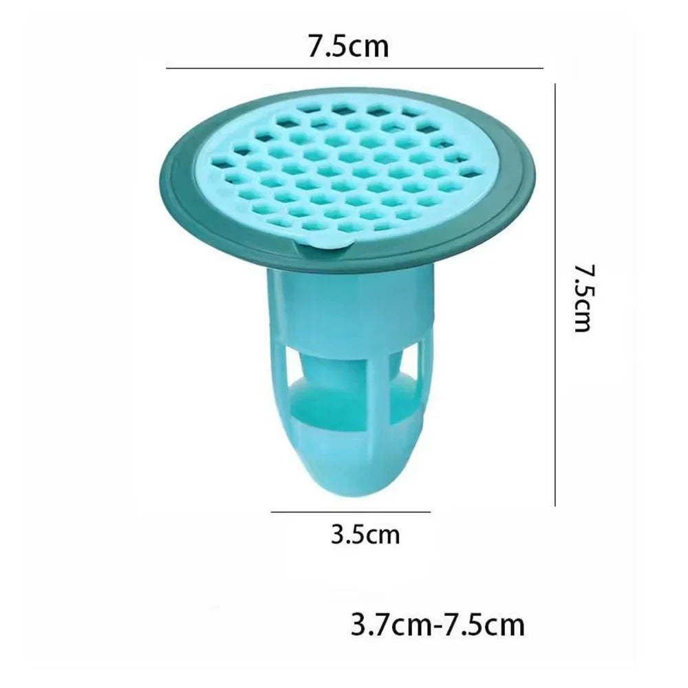 Bath Shower Floor Drain Strainer Cover Plug Trap Silicone Anti-odor