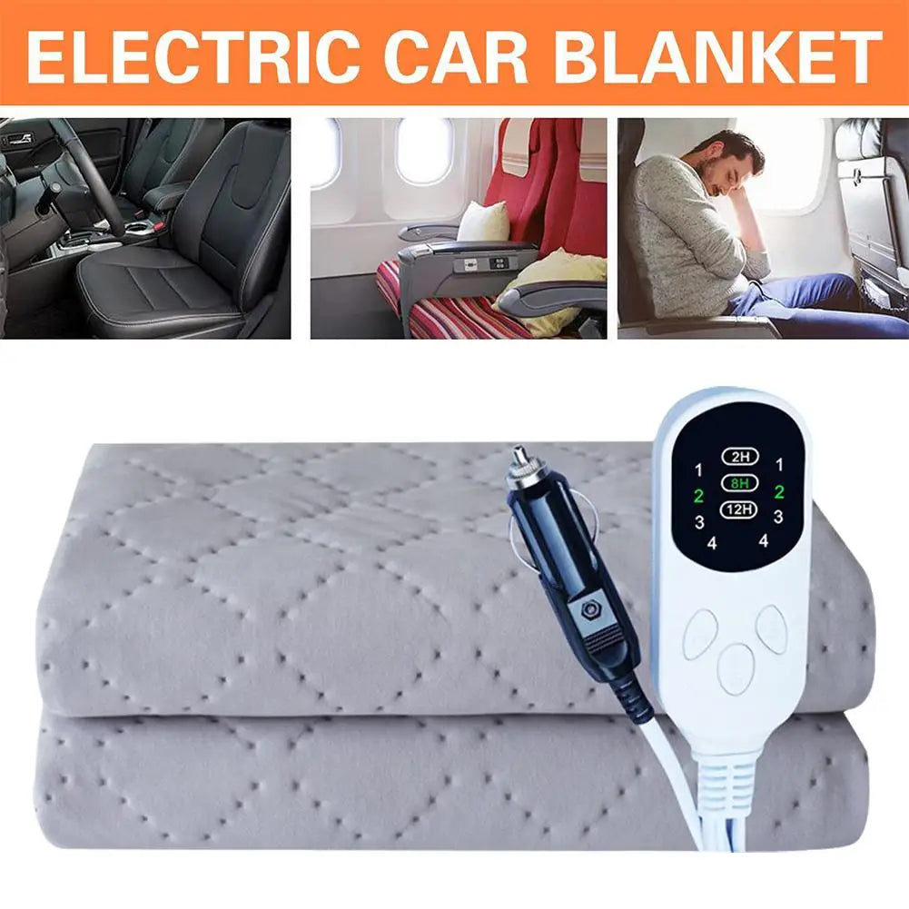 12V Electric Heated Car Blanket – Camping, Truck & Off-Road