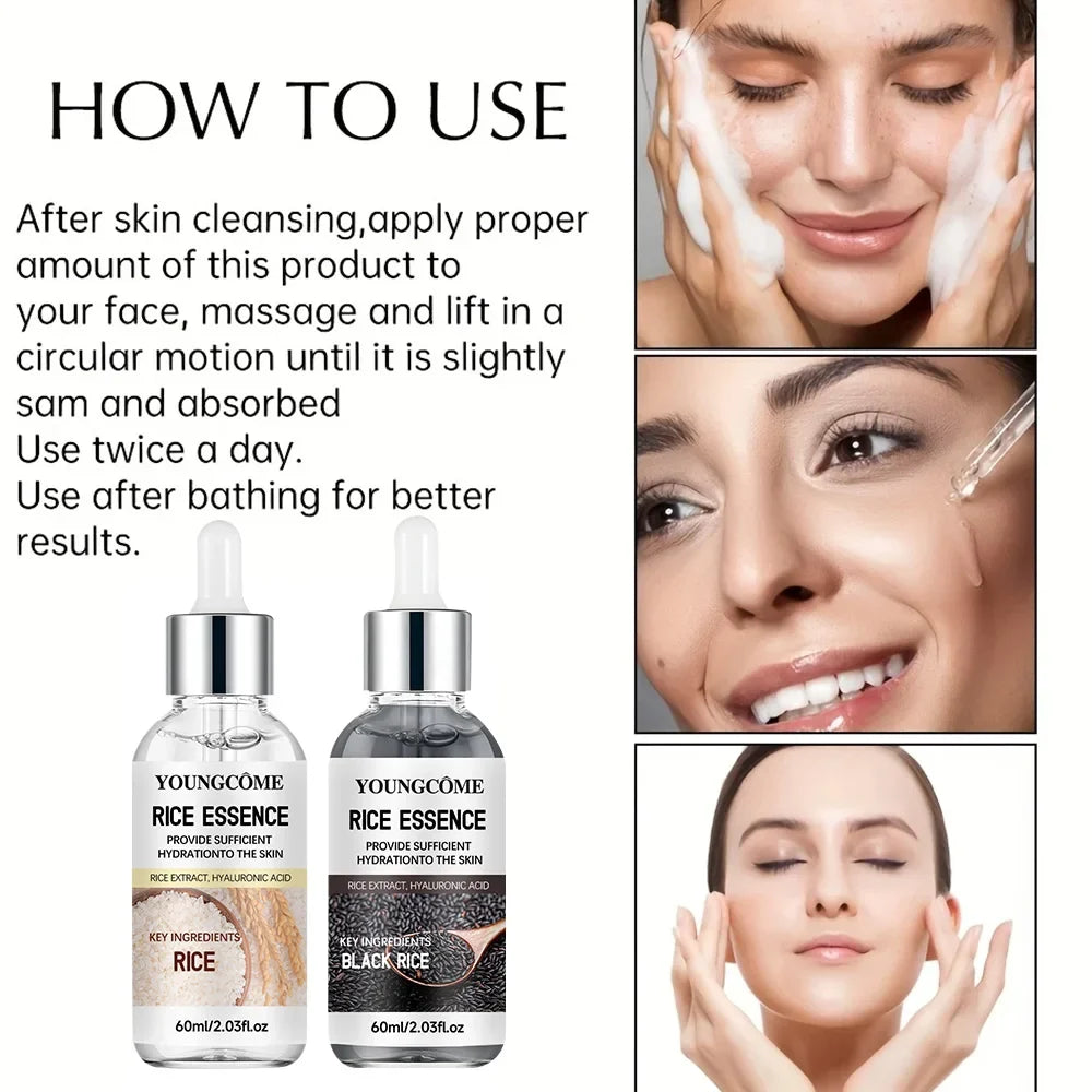 Rice Ampoule Duo Gentle Exfoliating Deep Hydrating Serum Radiant Skin