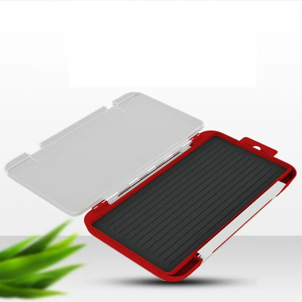 2-Layer Fishing Lure & Jig Head Bait Storage Box with Sponge
