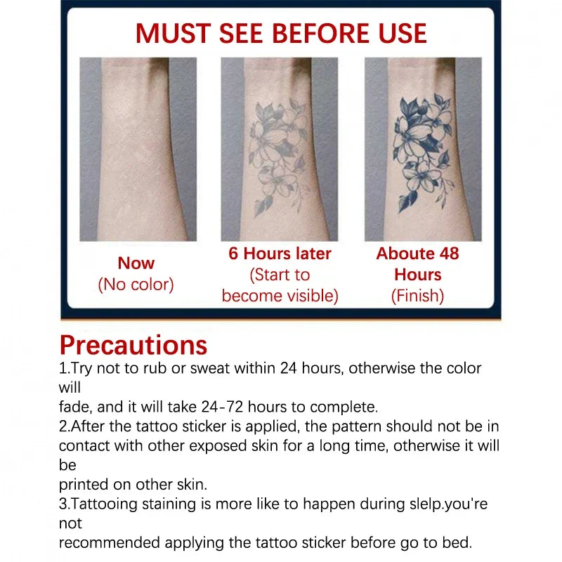 Spider Web Temporary Tattoo Sticker | Punk Cobweb Body Art
