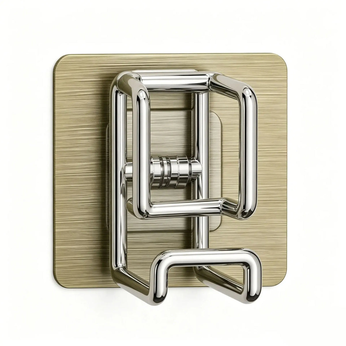 2-Pack No-Drill Wall-Mounted Hooks – Bathroom & Kitchen Storage