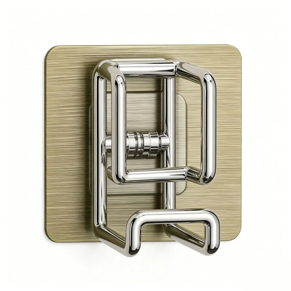 6-Pack No-Drill Wall Hooks – Heavy-Duty Bathroom Kitchen Rack