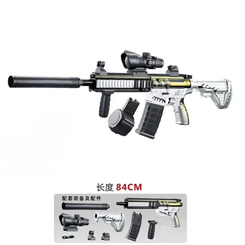 M416 Manual Gel Ball Blaster Toy Gun – Outdoor Gift for Teens