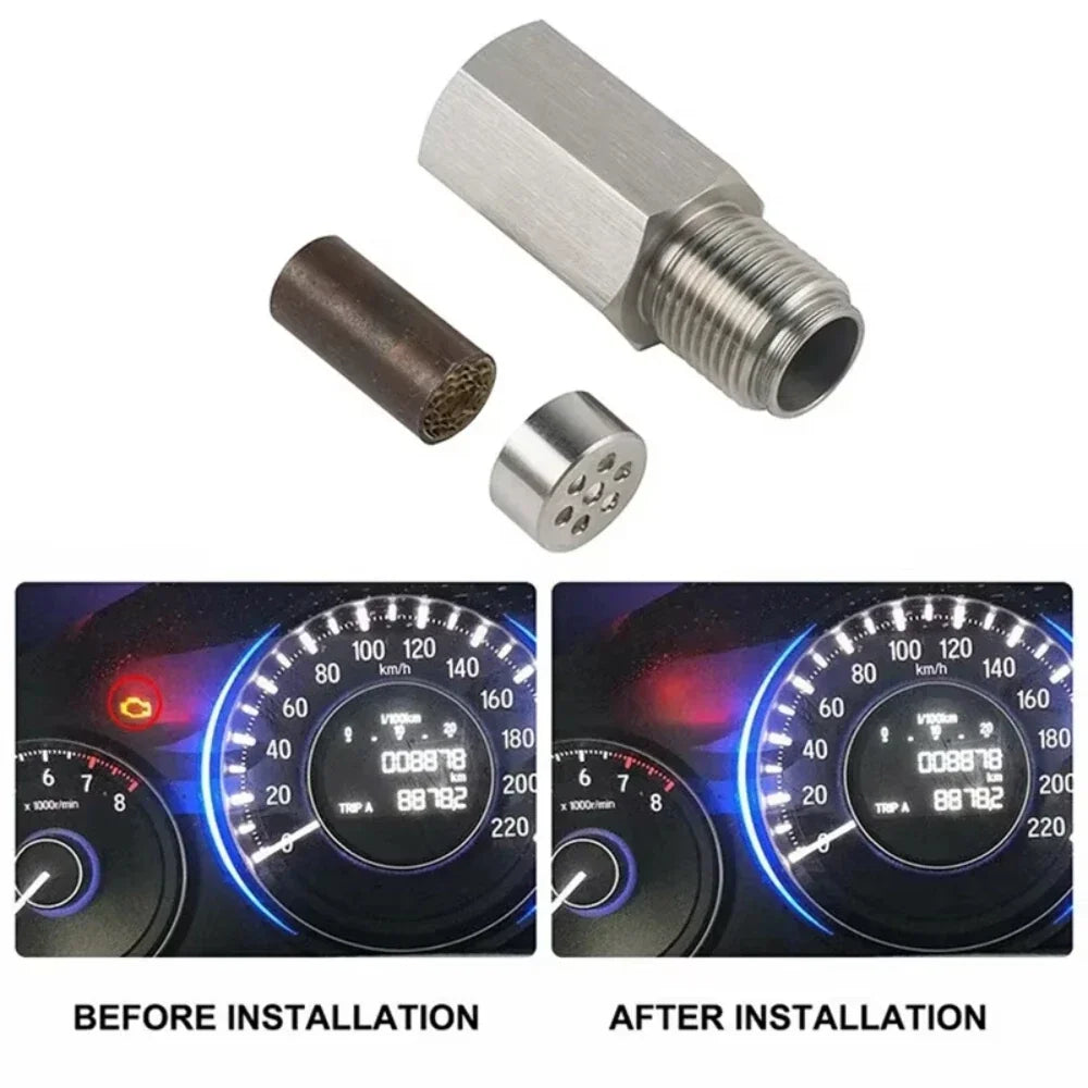 O2 Sensor Spacer Adapter | Mini Catalytic Converter M18x1.5