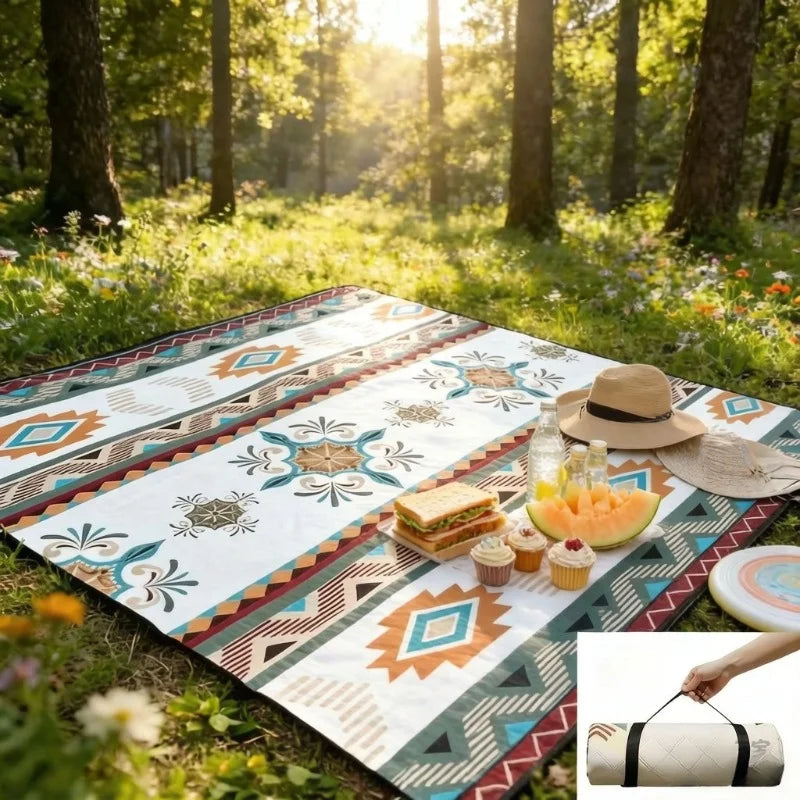 Waterproof Camping Picnic Blanket – Foldable Outdoor Beach Mat