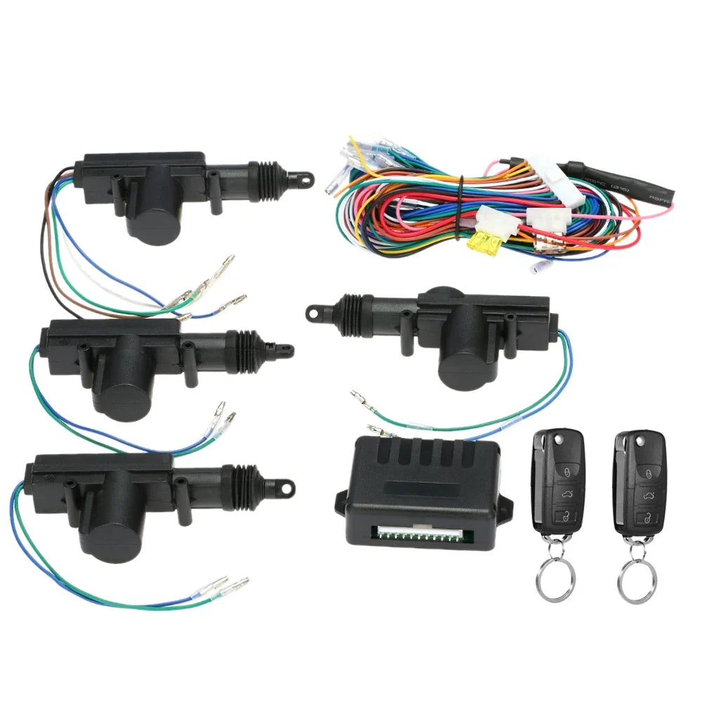 Universal Keyless Entry System | 4-Door Central Lock Kit & Trunk Release